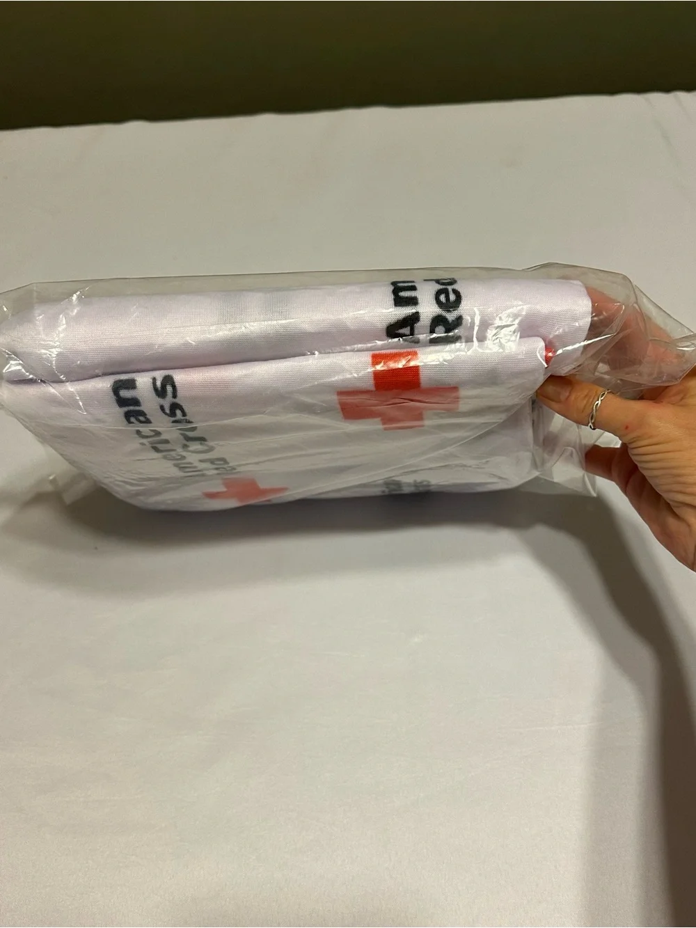 Vintage American Red Cross emergency blanket NEW